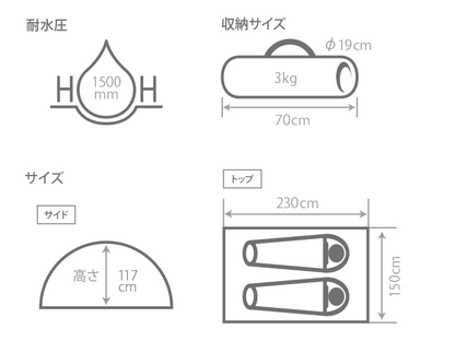 ワンタッチテント