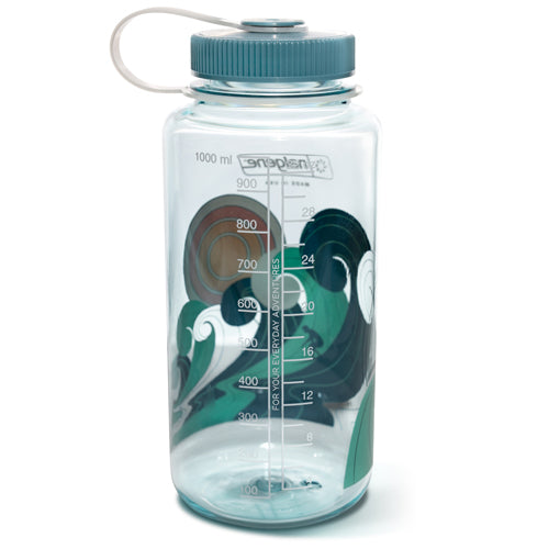 ナルゲン ボトル 広口1.0L Tritan Retro Print