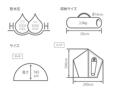 DOD ライダーズワンポールテント